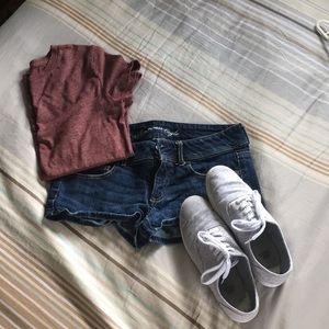 American Eagle jean shorts